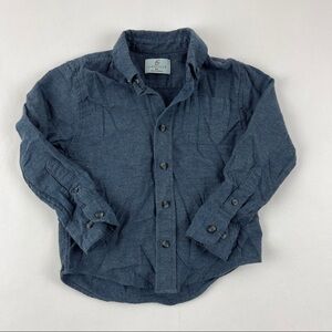 Class Club Dress Shirt Boys Size 4/5 Button Down Gray